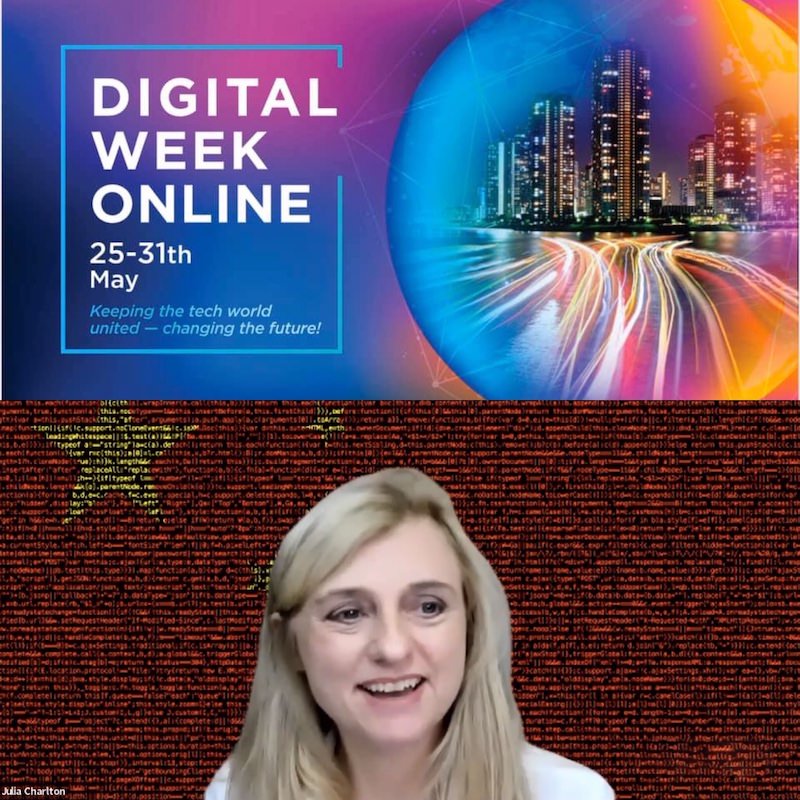 Julia Charlton at the Digital Week Online